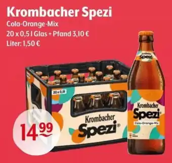 Getränke Hoffmann Krombacher Spezi Angebot