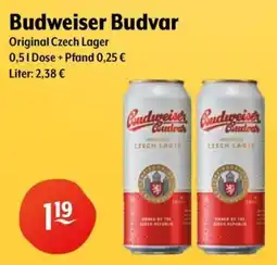 Getränke Hoffmann Budweiser Budvar Original Czech Lager Angebot