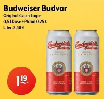Getränke Hoffmann Budweiser Budvar Original Czech Lager Angebot