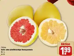REWE Gelb- oder pinkfleischige Honeypomelo Angebot