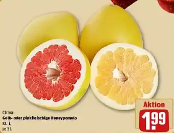 REWE Gelb- oder pinkfleischige Honeypomelo Angebot