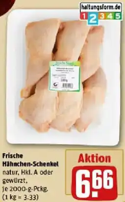 REWE Frische Hähnchen-Schenkel Angebot