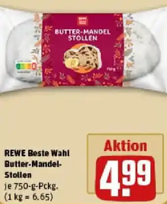 REWE REWE Beste Wahl Butter-Mandel-Stollen Angebot