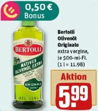 REWE Bertolli Olivenöl Originale Angebot