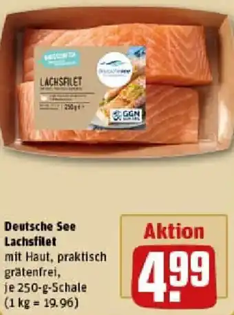 REWE Deutsche See Lachsfilet Angebot