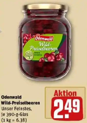 REWE Odenwald Wild Preiselbeeren Angebot