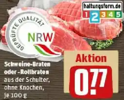 REWE Schweine-Braten oder-Rollbraten Angebot