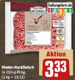 REWE Rinder-Hackfleisch Angebot