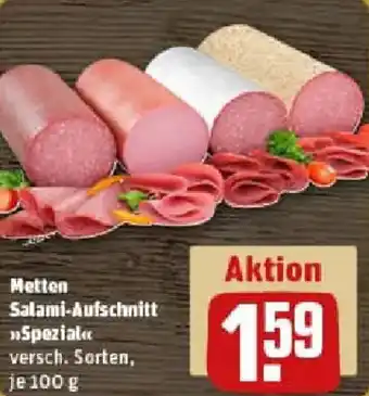 REWE Metten Salami-Aufschnitt Spezial Angebot