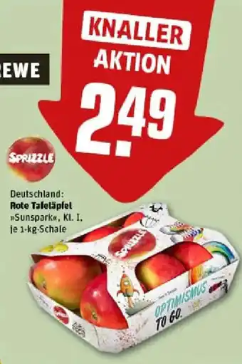REWE Rote Tafeläpfel Angebot