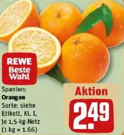 REWE Orangen Angebot