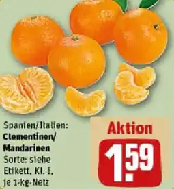 REWE Clementinen/Mandarinen Angebot