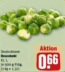 REWE Rosenkohl Angebot