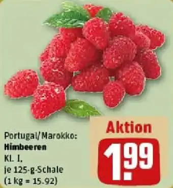 REWE Himbeeren Angebot