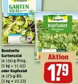 REWE Bonduelle Gartensalat oder Kopfsalat Angebot