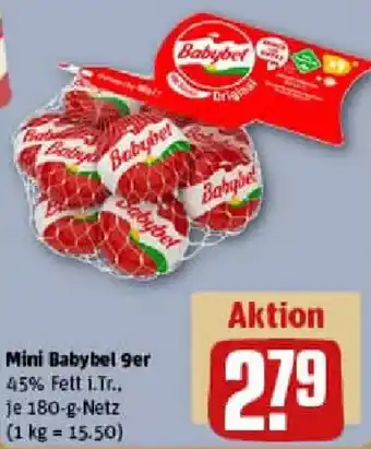 REWE Mini Babybel 9er Angebot