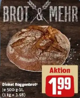 REWE Dinkel Roggenbrot Angebot