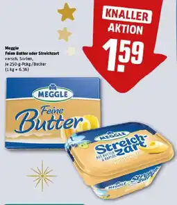 REWE Meggle Feine Butter oder Streichzart Angebot