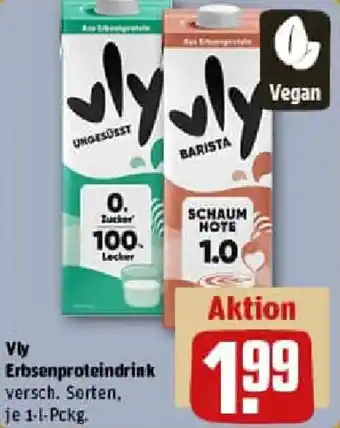 REWE Vly Erbsenproteindrink Angebot