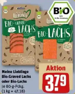REWE Meine Lieblinge Bio-Graved Lachs oder Bio-Lachs Angebot