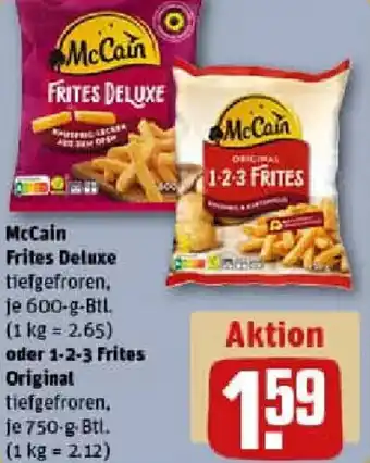 REWE McCain Frites Deluxe oder 1-2-3 Frites Original Angebot
