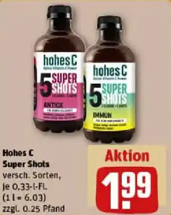 REWE Hohes C Super Shots Angebot