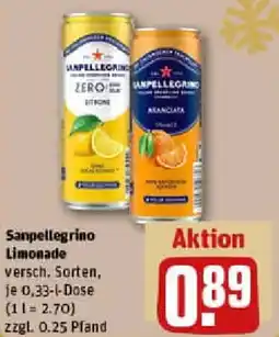 REWE Sanpellegrino Limonade Angebot