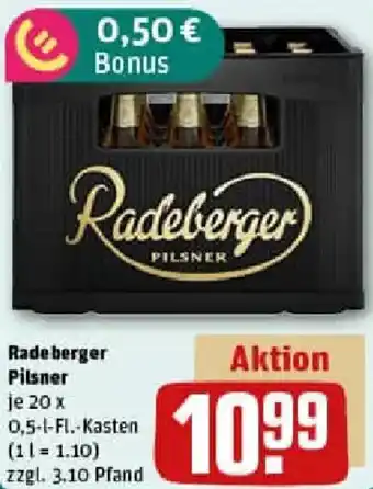 REWE Radeberger Pilsner Angebot
