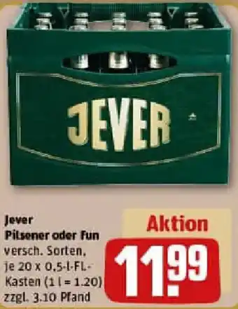 Jever Pilsener oder Fun