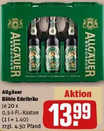 REWE Allgäuer Büble Edelbräu Angebot
