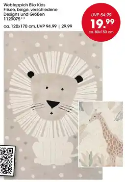 Möbel Martin Webteppich Elio Kids Angebot