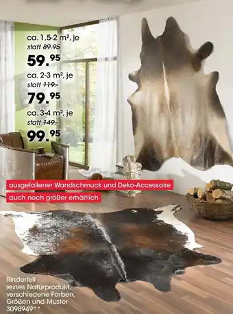 Möbel Martin Rinderfell Angebot