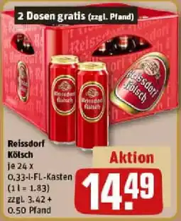 REWE Reissdorf Kölsch Angebot
