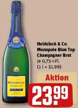 REWE Heidsieck & Co. Monopole Blue Top Champagner Brut Angebot