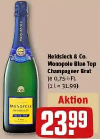 REWE Heidsieck & Co. Monopole Blue Top Champagner Brut Angebot