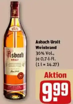 REWE Asbach Uralt Weinbrand Angebot