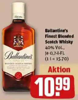 REWE Ballantine's Finest Blended Scotch Whisky Angebot