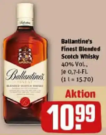 REWE Ballantine's Finest Blended Scotch Whisky Angebot