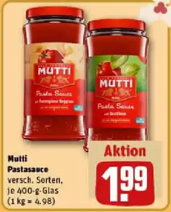 REWE Mutti Pastasauce Angebot
