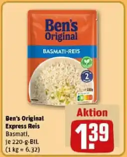 REWE Ben's Original Express Reis Angebot