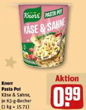 REWE Knorr Pasta Pot Angebot