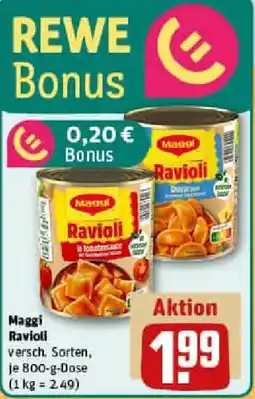 REWE Maggi Ravioli Angebot