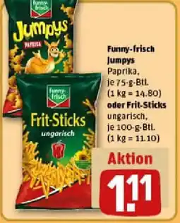 REWE Funny-frisch Jumpys oder Frit-Sticks Angebot