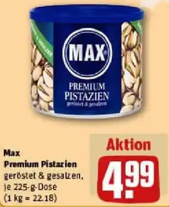 REWE Max Premium Pistazien Angebot