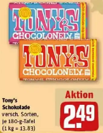 REWE Tony's Schokolade Angebot