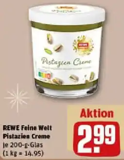 REWE REWE Feine Welt Pistazien Creme Angebot