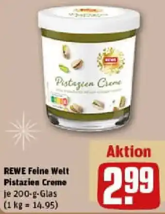 REWE REWE Feine Welt Pistazien Creme Angebot