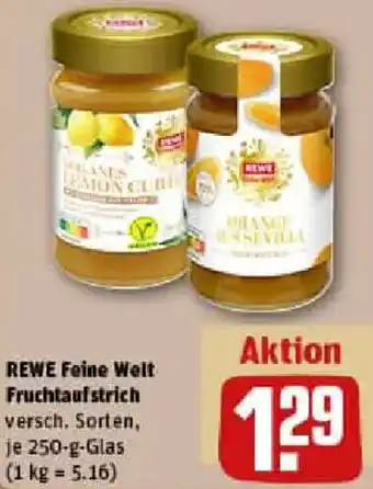 REWE REWE Feine Welt Fruchtaufstrich Angebot