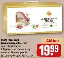 REWE REWE Feine Welt Jamón Serrano Reserva Angebot