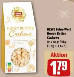 REWE REWE Feine Welt Honey Butter Cashews Angebot